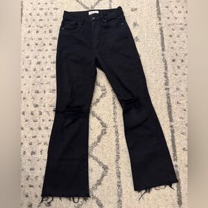 Carly Jean Kate Distressed Black Jean, size 1